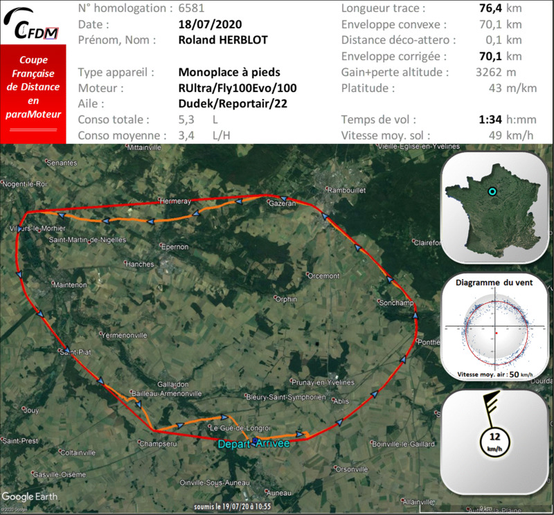 6581 - 18/07/20 - Roland HERBLOT - 70 km - homologué 22_f4280