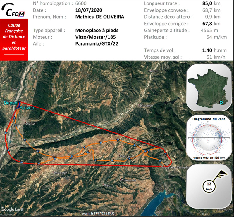 6600 - 18/07/20 - Mathieu DE OLIVEIRA - 67 km - homologué 22_f4300