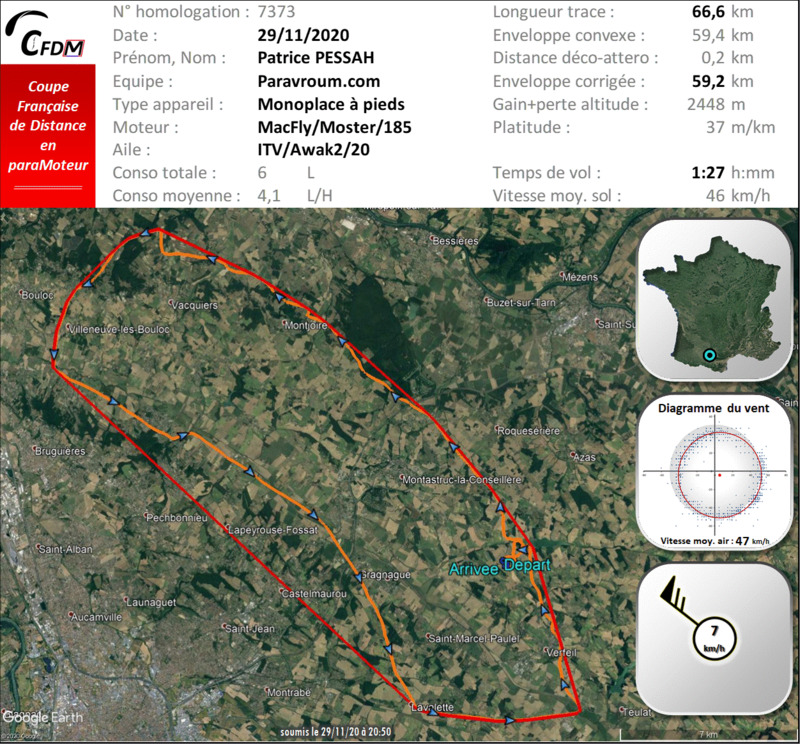 7373 - 29/11/20 - Patrice PESSAH - 59 km - homologué 22_f5119