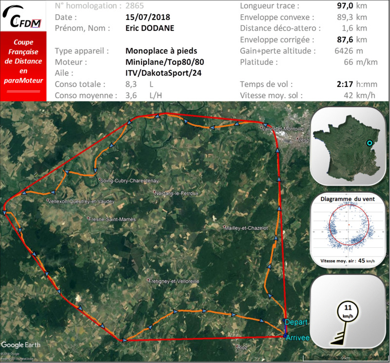 2865 - 15/07/18 - Eric DODANE - 88 km - homologué 22_fi265