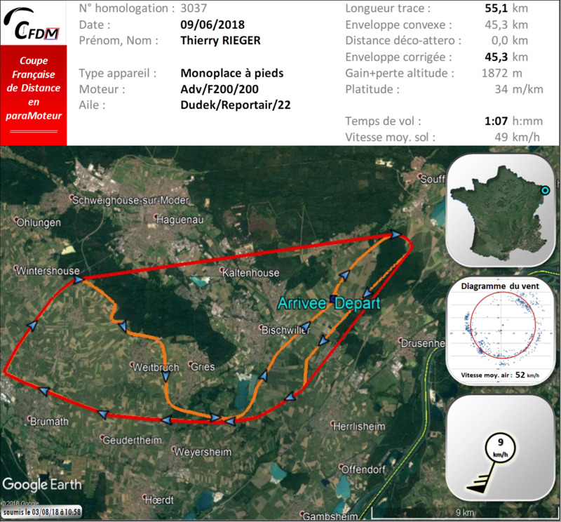 3037 - 09/06/18 - Thierry RIEGER - 45 km - homologué 22_fi448