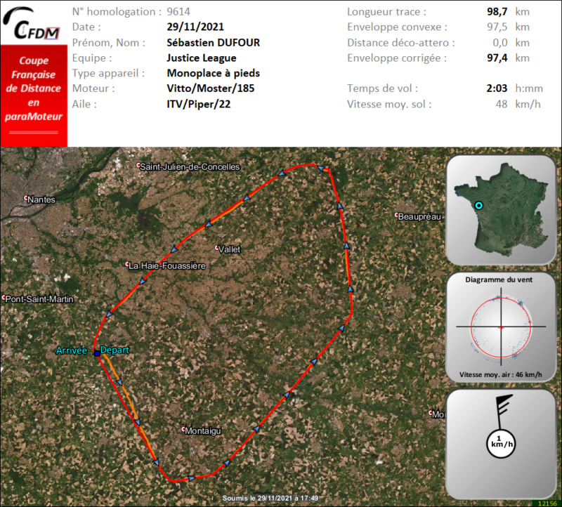 9614 - 29/11/21 - Sébastien DUFOUR - 97 km - homologué Img2153