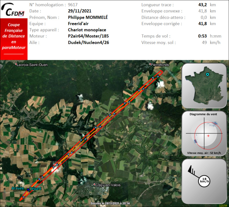 9617 - 29/11/21 - Philippe MOMMELÉ - 41 km - homologué Img2156