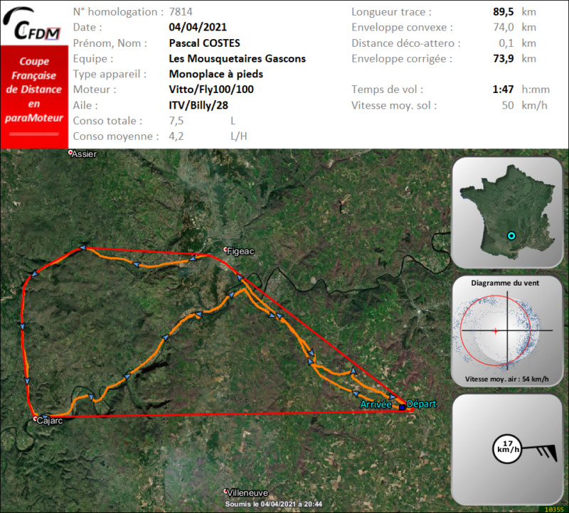 7814 - 04/04/21 - Pascal COSTES - 73 km - homologué Img282