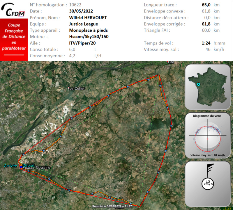 10622 - 30/05/22 - Wilfrid HERVOUET - 61 km - homologué Img3204