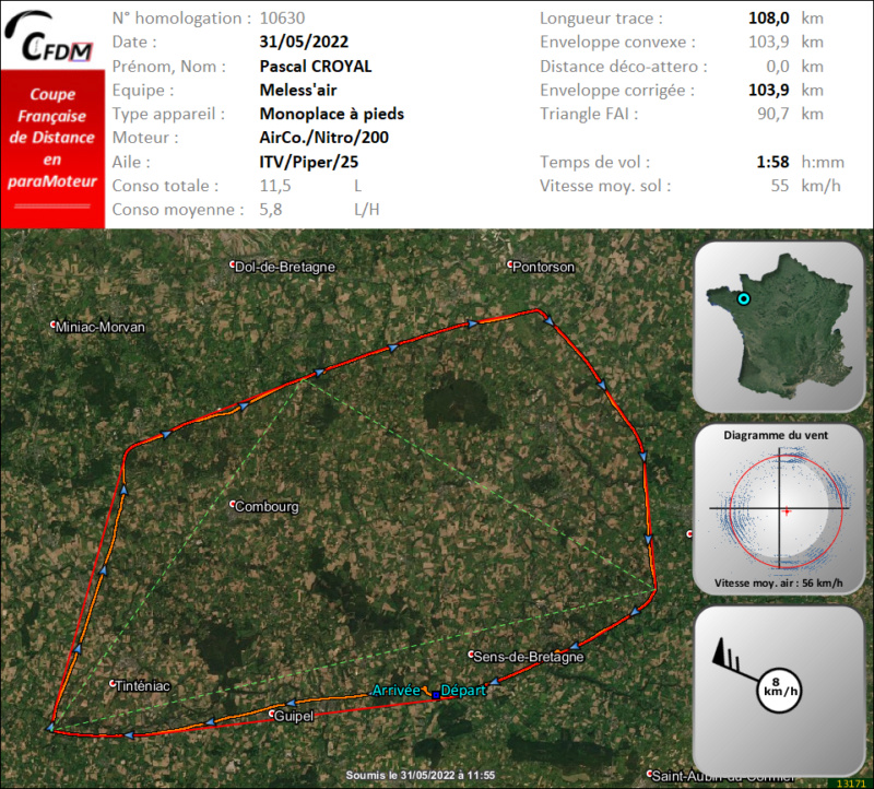10630 - 31/05/22 - Pascal CROYAL - 103 km - homologué Img3213