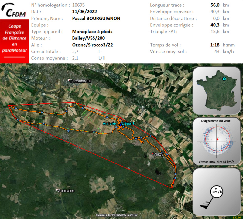 10695 - 11/06/22 - Pascal BOURGUIGNON - 40 km - homologué Img3279