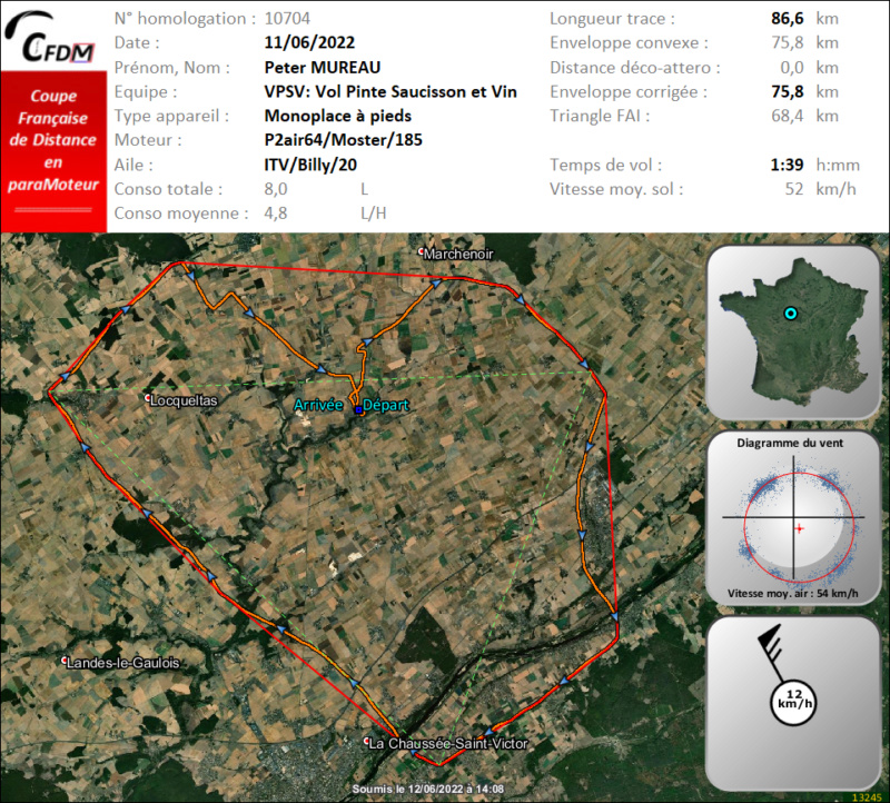 10704 - 11/06/22 - Peter MUREAU - 75 km - homologué Img3288