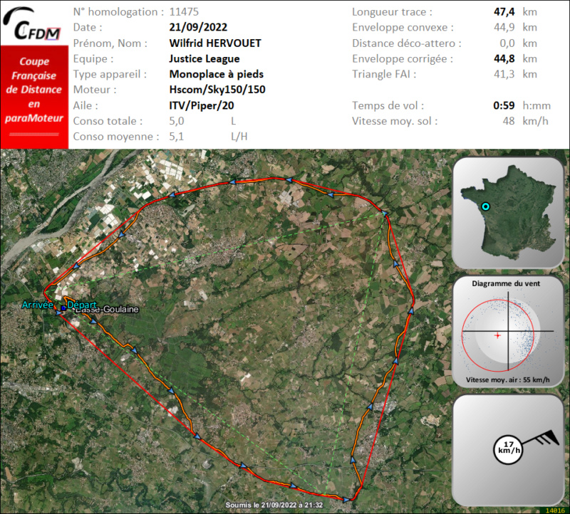 11475 - 21/09/22 - Wilfrid HERVOUET - 44 km - homologué Img4085