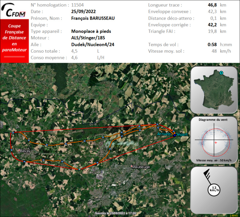 11504 - 25/09/22 - François BARUSSEAU - 42 km - homologué Img4115
