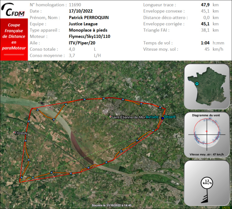 11690 - 17/10/22 - Patrick PERROQUIN - 45 km - homologué Img4305