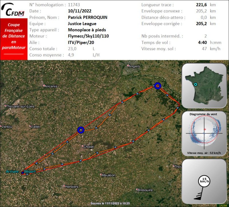 11743 - 10/11/22 - Patrick PERROQUIN - 205 km - homologué Img4358