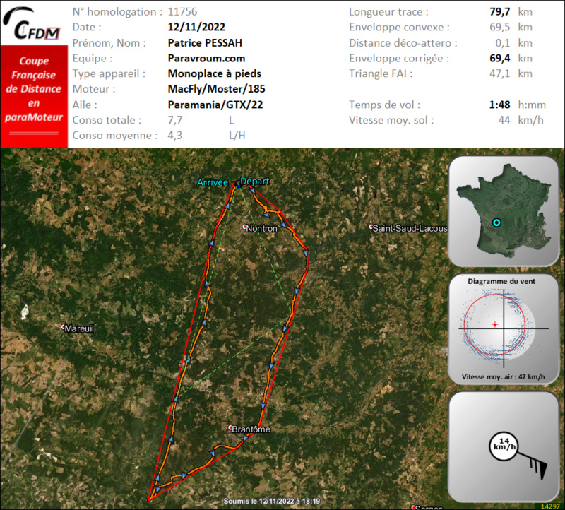 11756 - 12/11/22 - Patrice PESSAH - 69 km - homologué Img4372