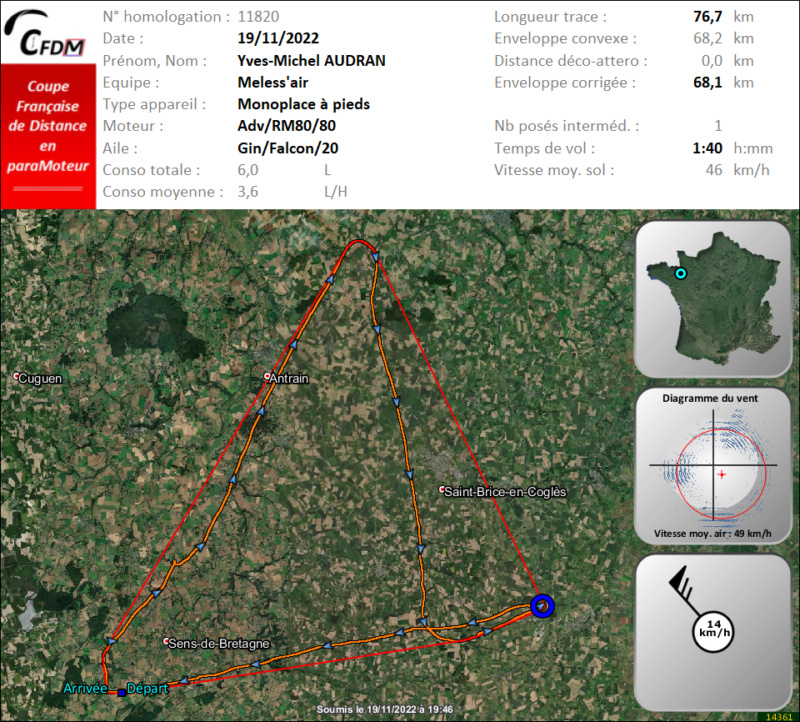 11820 - 19/11/22 - Yves-Michel AUDRAN - 68 km - homologué Img4438
