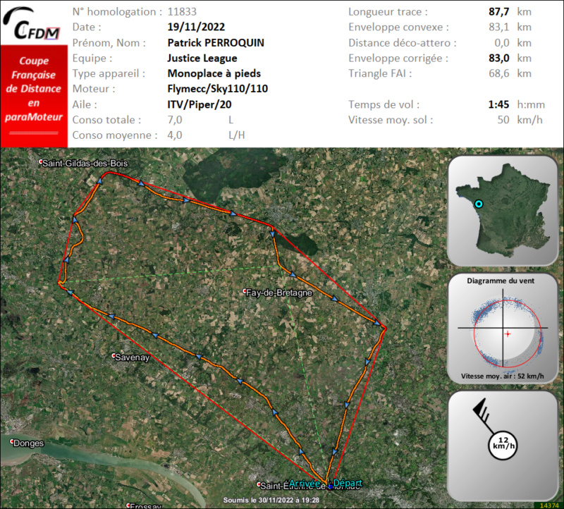 11833 - 19/11/22 - Patrick PERROQUIN - 83 km - homologué Img4451