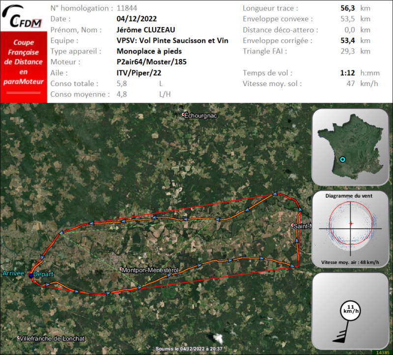 11844 - 04/12/22 - Jérôme CLUZEAU - 53 km - homologué Img4462