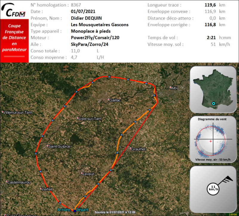 8367 - 01/07/21 - Didier DEQUIN - 116 km - homologué Img855