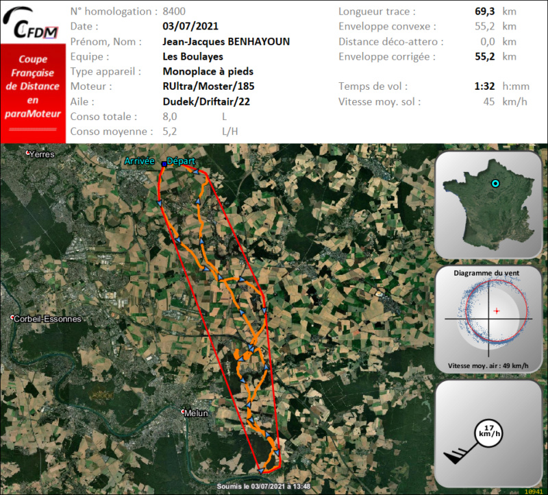 8400 - 03/07/21 - Jean-Jacques BENHAYOUN - 55 km - homologué Img888