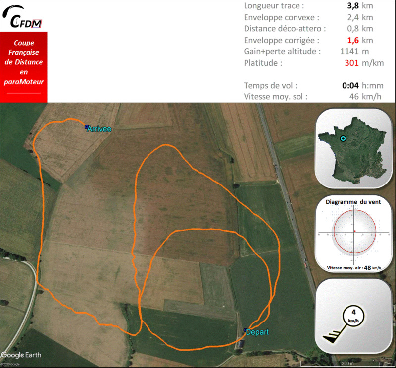 5905 - 03/03/20 - Alfaric HEROUT - 44 km - homologué Trimzo10