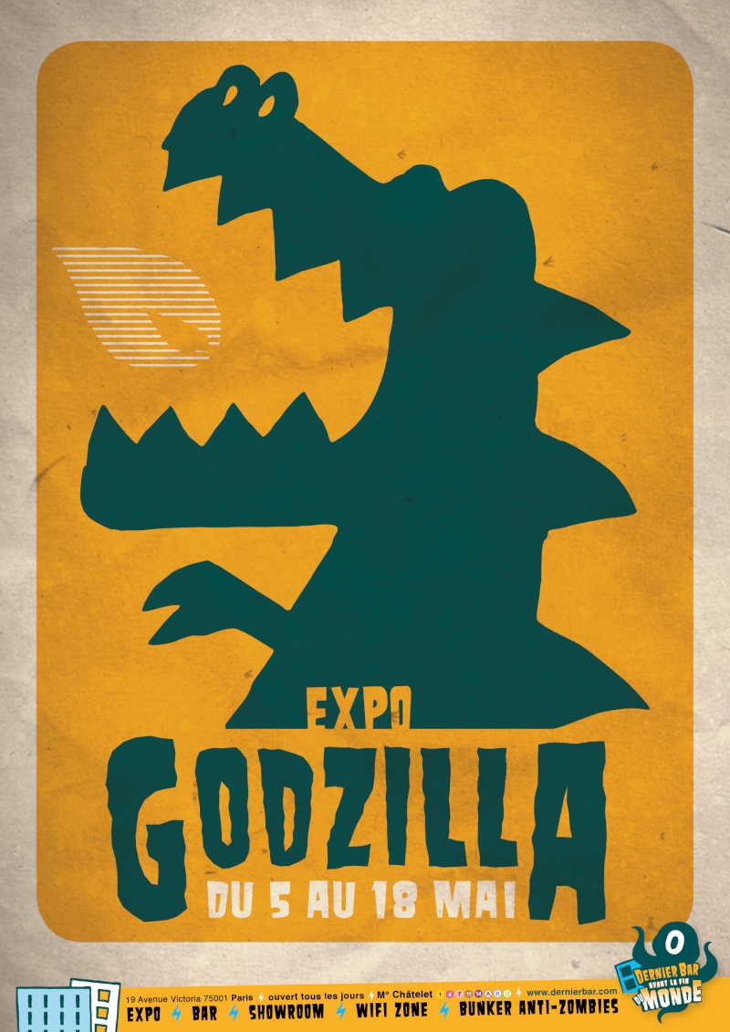Expo Godzilla du 5 au 18 mai 2014 sur Paris Affich10