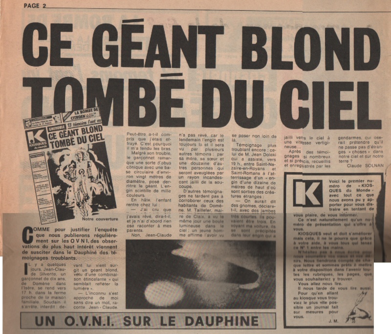 Le cas "Saint Just de Claix", 9 janvier 1976 (Isère). K_du_m11