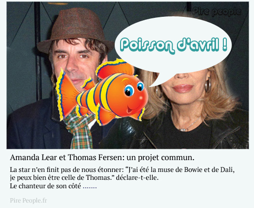 Thomas Fersen: un projet avec Amanda Lear Thomas14