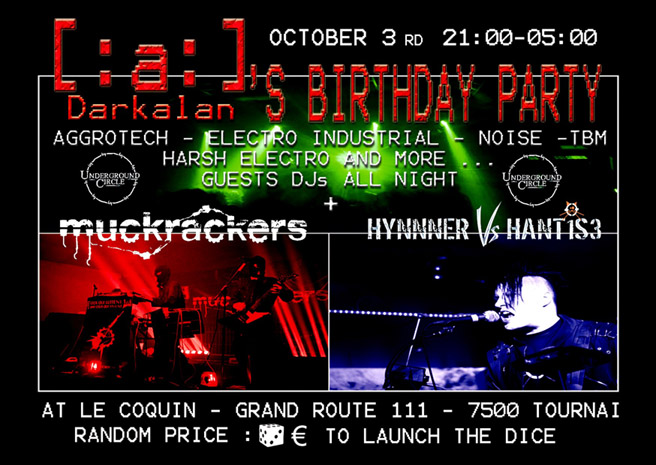 :: 03/10/08 : Darkalan's Birthday : Muckrackers + HvsH :: Webfly10