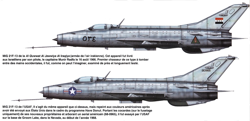 MiG 21 F-13 "Fishbed C"/ YF-110 in USAF, Serial Number 68-0965 - Page 2 Profil10