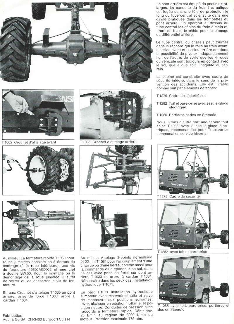 pasquali - ( Recherche ) Transporteur de montagne Aebi_t12