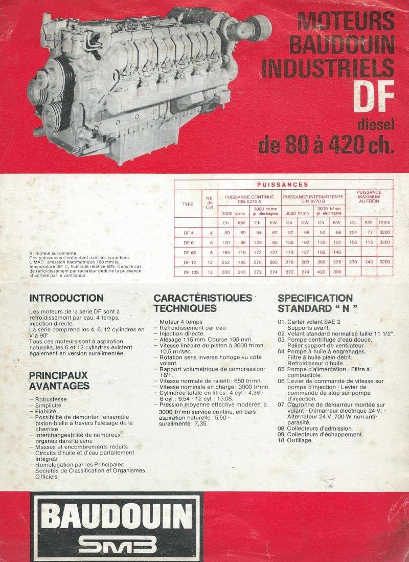 BAUDOUIN moteurs industriels Diesel Beaudo10