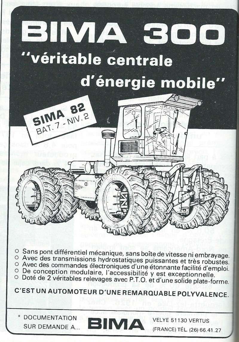 tracteur originaux : de  tracteur Chapuis a Chaptrac - CLAAS Xerion -Mahleur-- Versatile -BIMA Bima_010