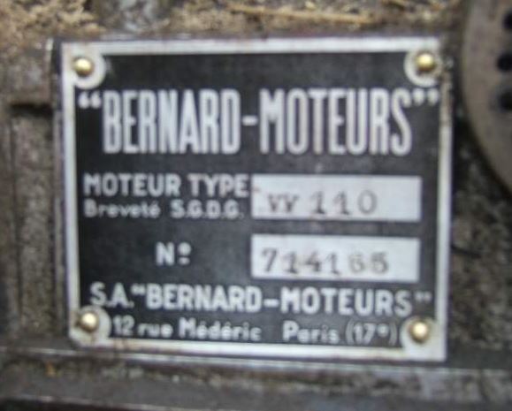 Avis de recherche de motorisation BERNARD MOTEURS Capt2029