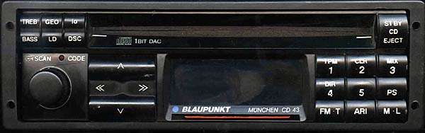 Autoradio Blaupunkt Symphony RDS 1993 ou London RDM 43 1992 Munche10