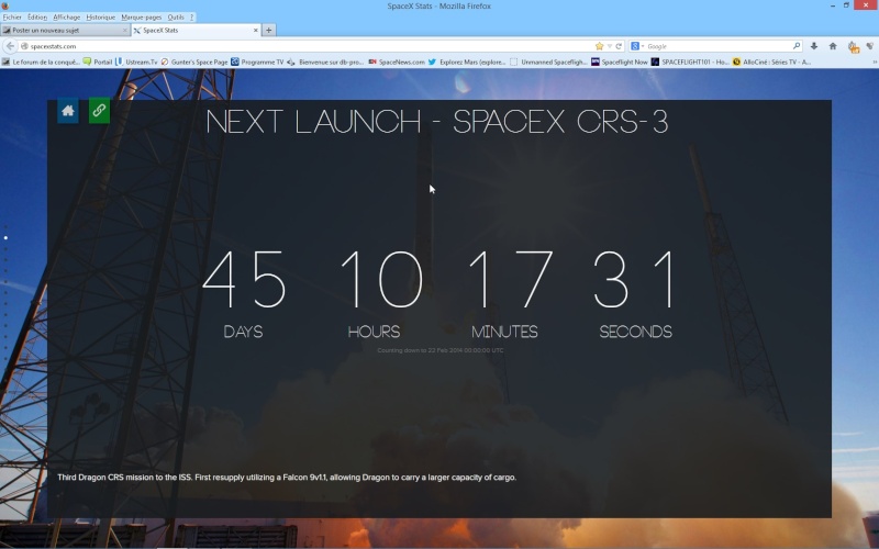 Lancement Falcon 9 V1.1 (CRS#3) 18.04.2014 2014-010