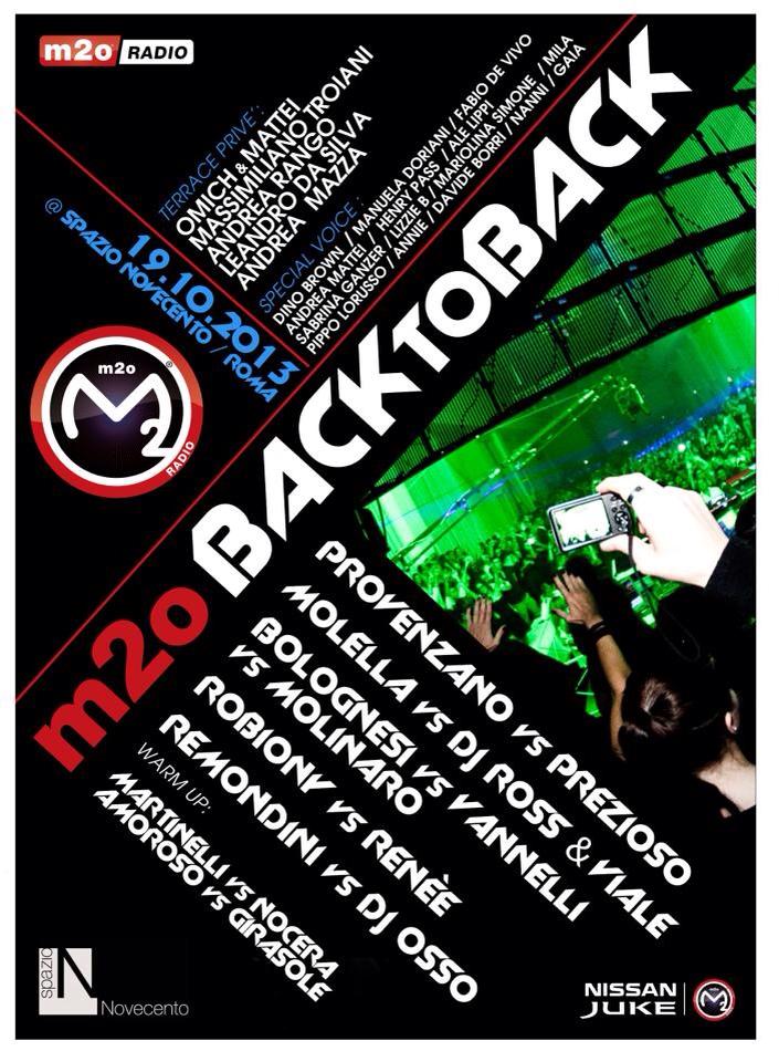 Sabato 19.10 @Spazio900 (Roma) - M2O BackTOBack Facebo11