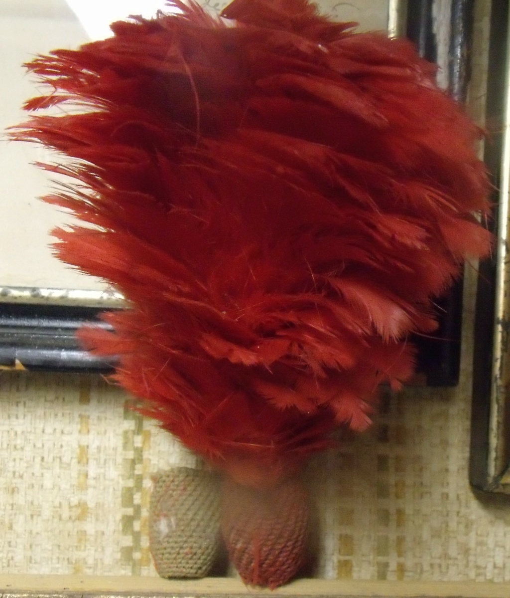 plumet rouge de casque avec les olives Dscf1139