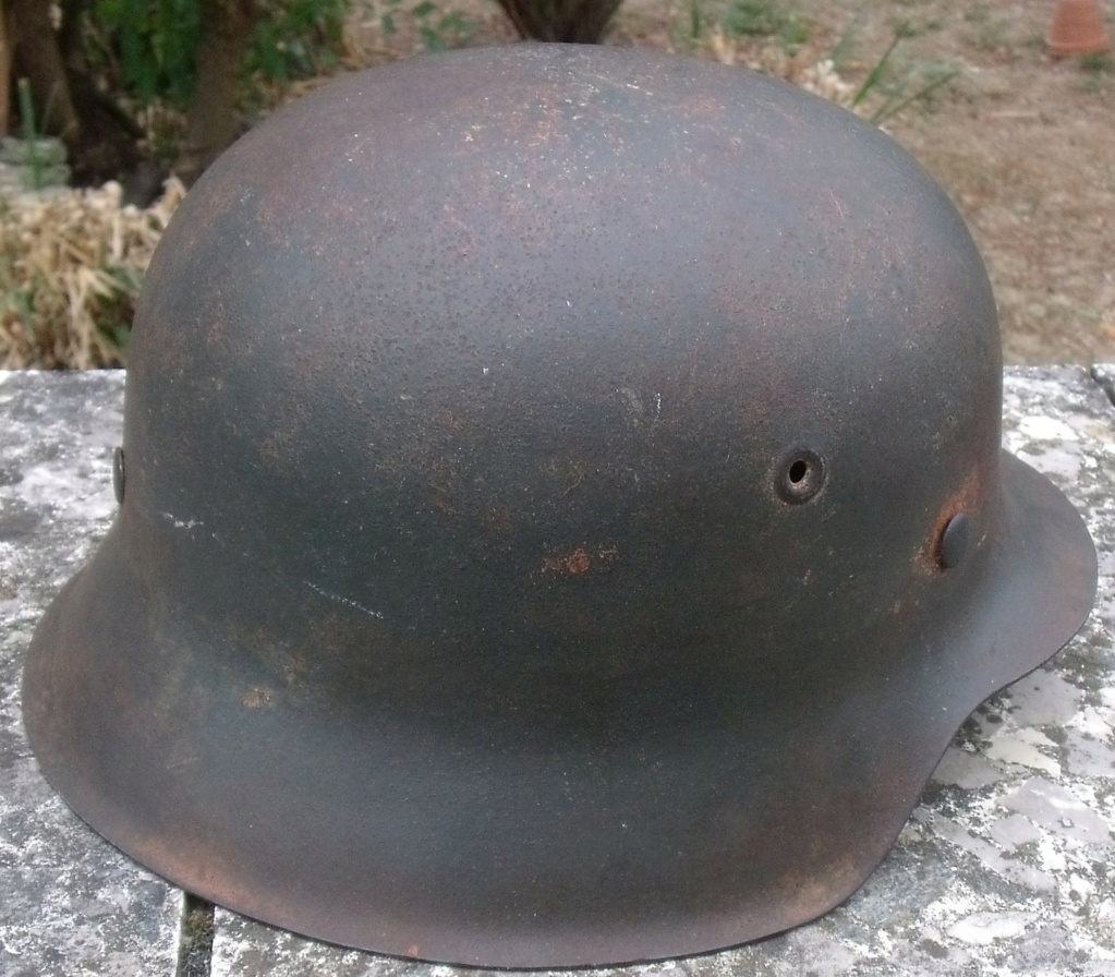 brut de maison Casque allemand/FFI, prise de guerre, croix de Lorraine Dscf9822