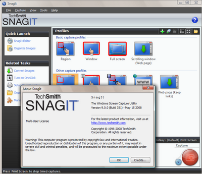    SnagIt v 9.0.0 Build 351 Test_p10