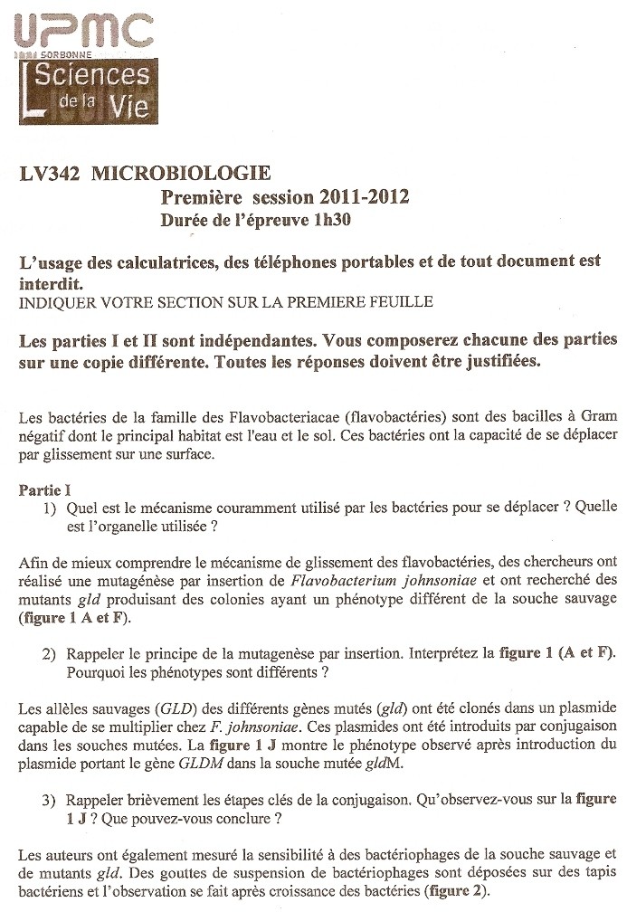 Epreuve microbiologie 342suj10