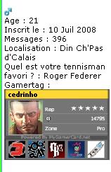 Nouveauts du forum Gamert10