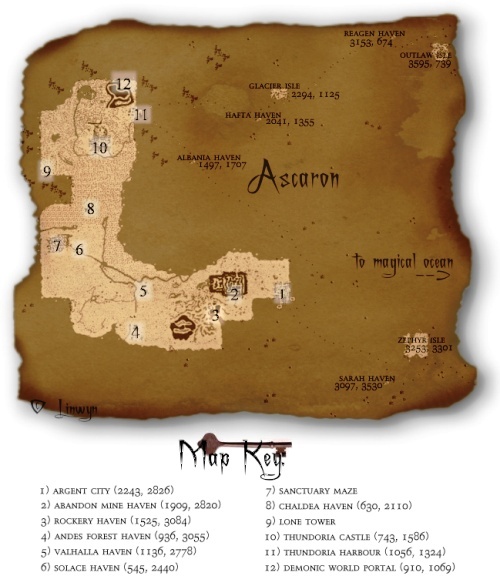 Tale Of Pirate World Map and NPC Guide Ascaro10