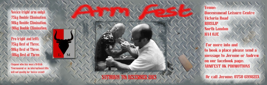 Armfest tournament, North London 7th December Smith12