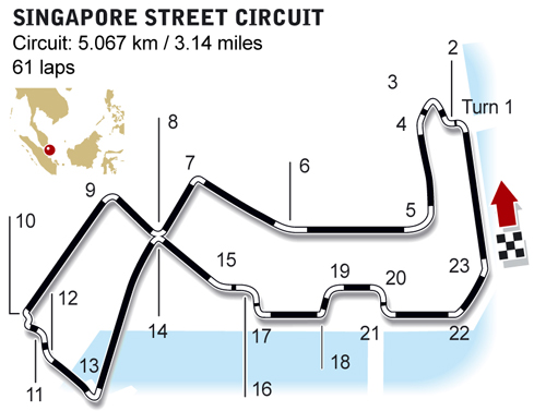 GP de Singapour le 20 septembre(Singapour) 56810