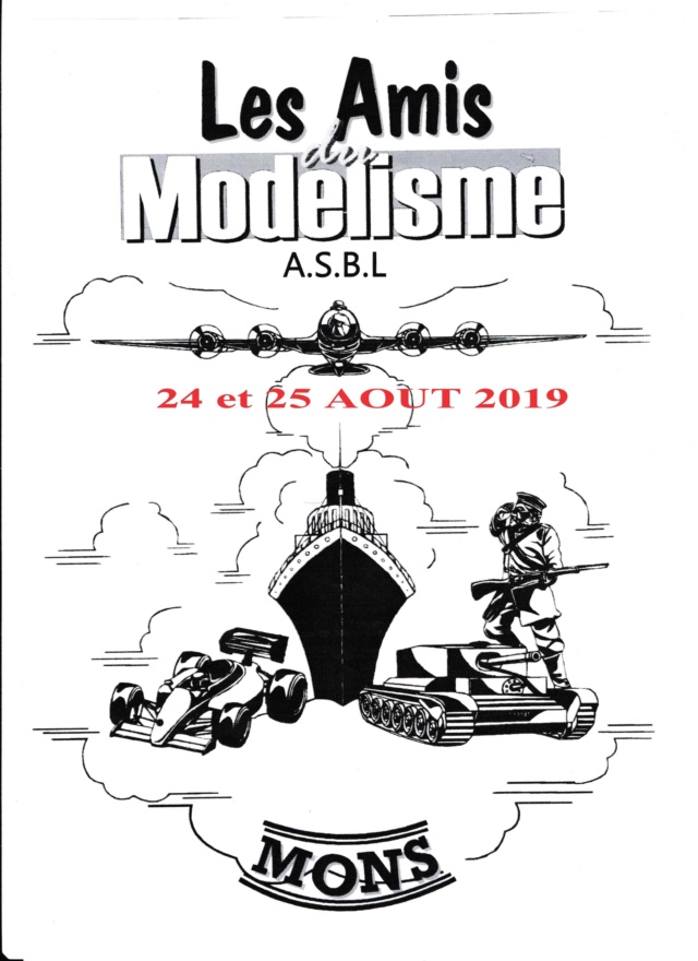 Salon Modélisme Mons Expo 2019 Affich10