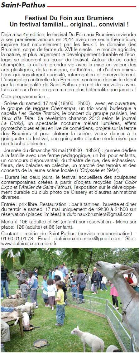 Festival Du Foin aux Brumiers à Saint-Pathus 07-05-10