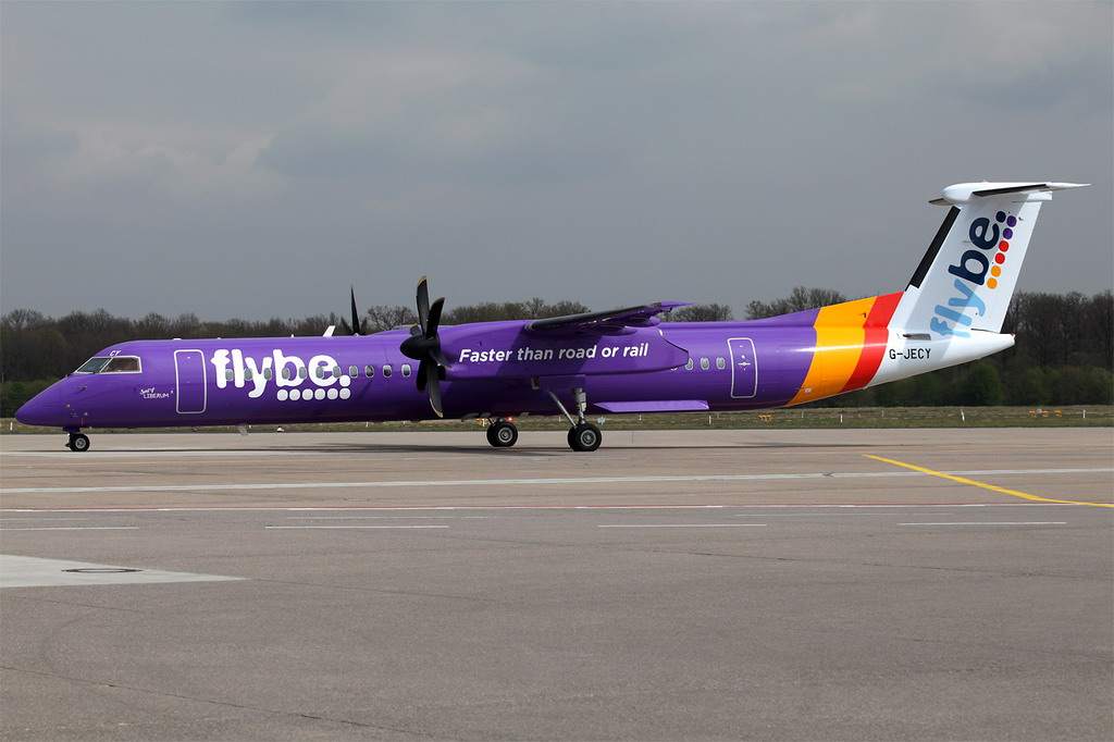 CGN 10.04.14 - Welcome FlyBe! Dhc8_g10