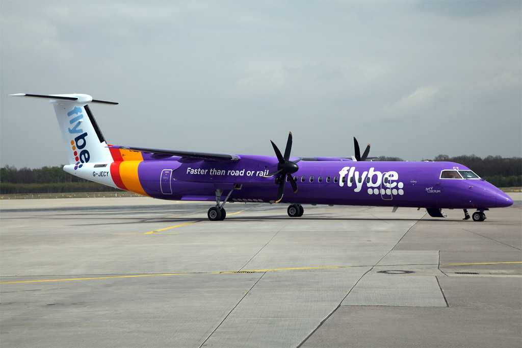 CGN 10.04.14 - Welcome FlyBe! Dhc8_g13
