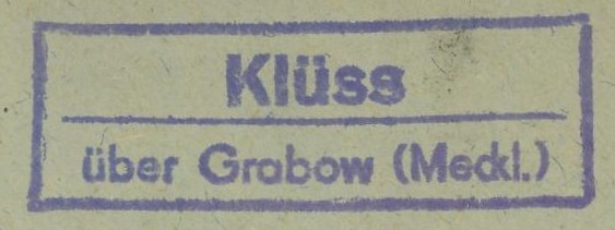 nach - Deutschland - Landpoststempel (Poststellenstempel) Klass_10