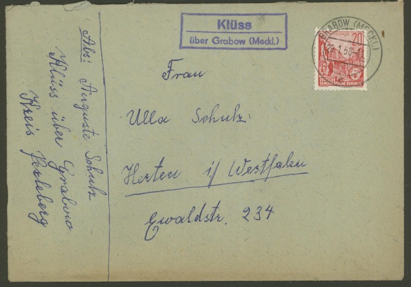 nach - Deutschland - Landpoststempel (Poststellenstempel) Klass_11