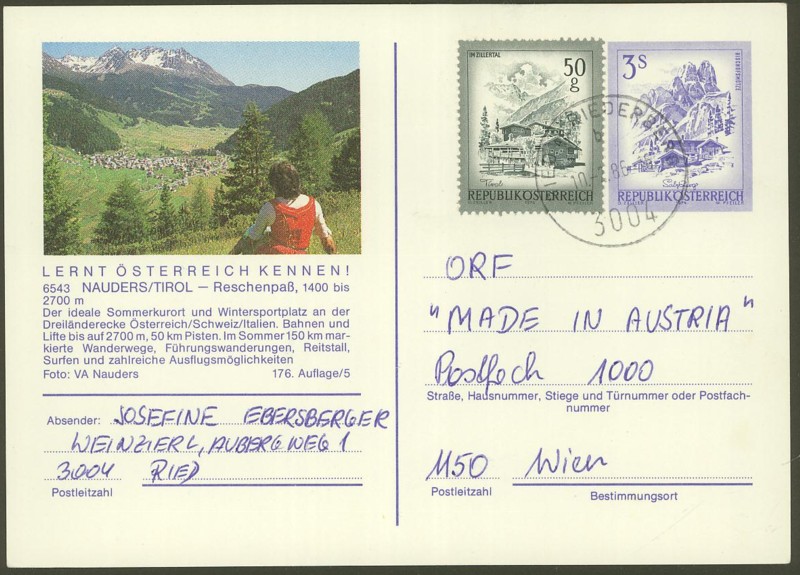 österreich - Ganzsachen mit Wertstempel "Schönes Österreich" - Seite 2 P_461_72